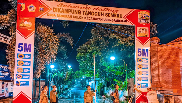 Pembuatan kampung tangguh di Desa Pangkahkulon (Foto: BPD Pangkahkulon Faizin for TIMES Indonesia)
