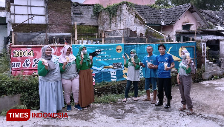 Sosialisasi Produk Lele Desa Pandanlandung Kecamatan Wagir Kabupaten Malang. (FOTO: AJP TIMES Indonesia)