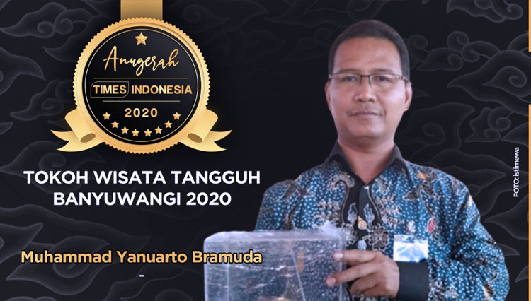 Muhammad Yanuarto Bramuda, Tokoh Wisata Tangguh Banyuwangi 2020. (Grafis: Dena Setya/TIMES Indonesia)
