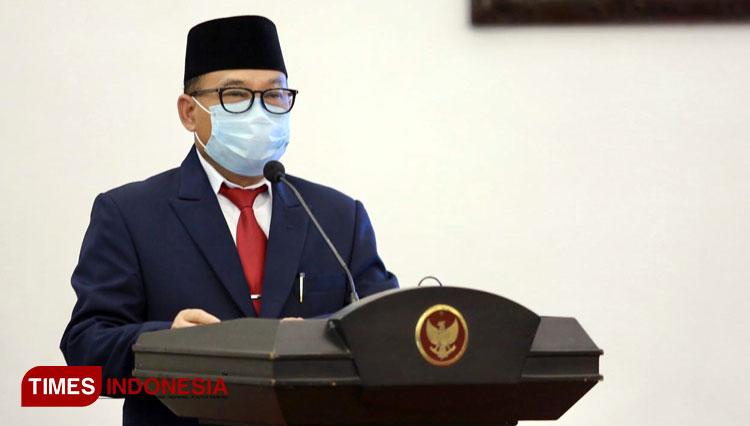 Sekretaris Daerah (Sekda) Kabupaten Banyuwangi Mujiono. (Foto: Rizki Alfian/TIMES Indonesia)
