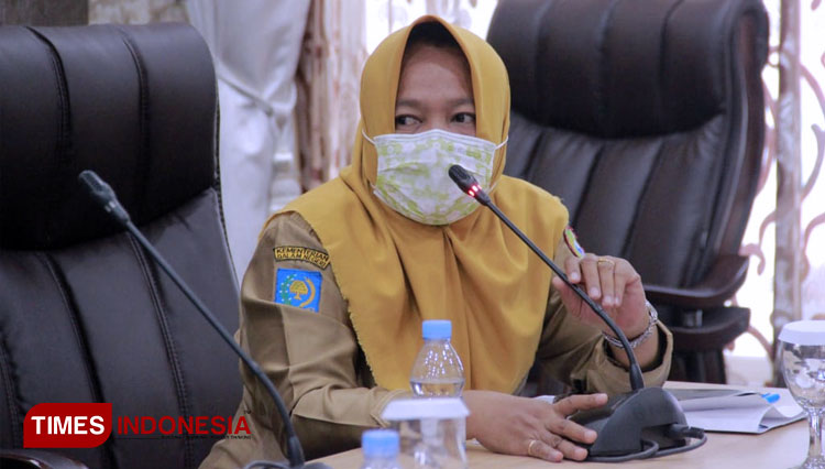 Kepala Dinas Koperasi dan UKM Malut, Wa Zaharia. (FOTO: Wahyudi Yahya/TIMES Indonesia)