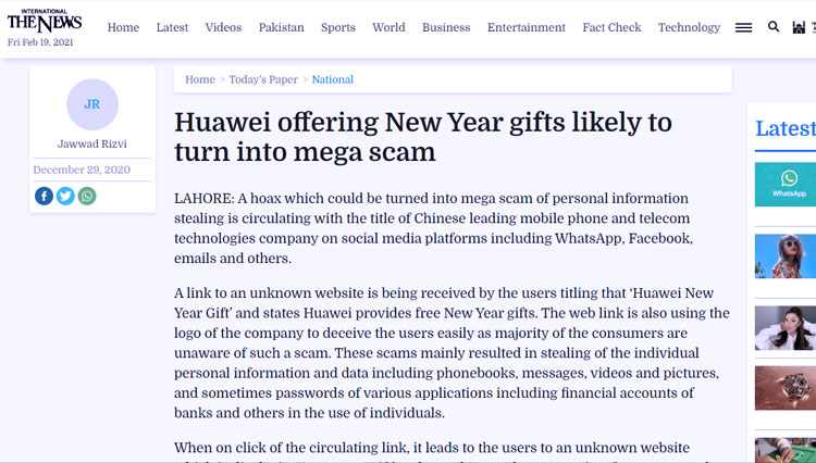 cek fakta huawei 3