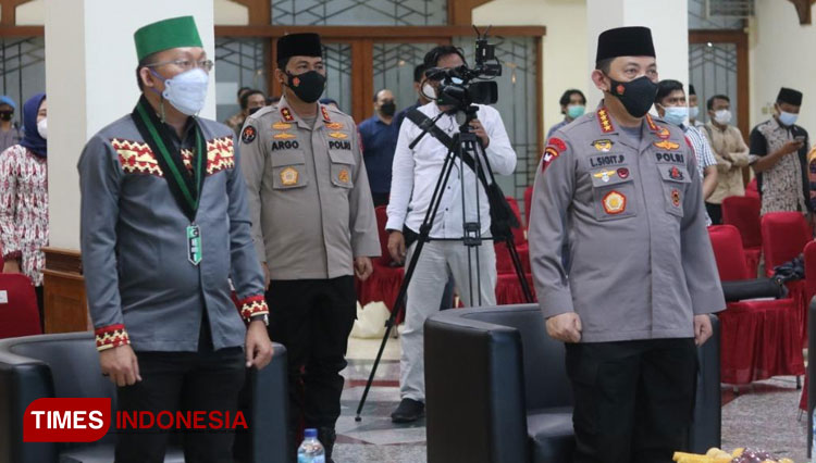 Penanggung jawab ketua Umum PB HMI Arya Kharisma Hardy saat hadir dalam acara Dies Natalis HMI (foto: Dokumen/PB HMI)