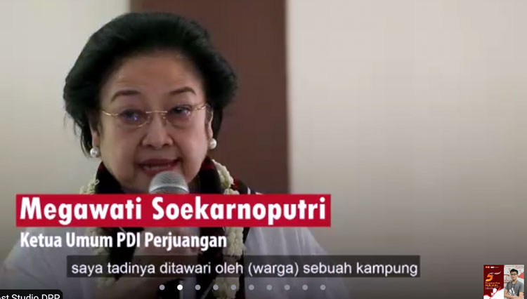 Ketua Umum PDI Perjuangan Megawati Soekarnoputri. (FOTO: Tangkapan Layar Zoom)