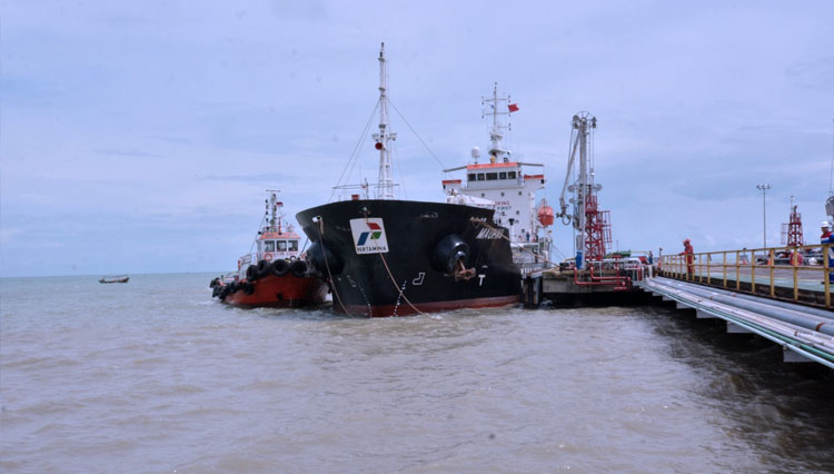 Ilustrasi kondisi Jetty Propylene. (Foto: Pertamina RU VI Balongan Indramayu)