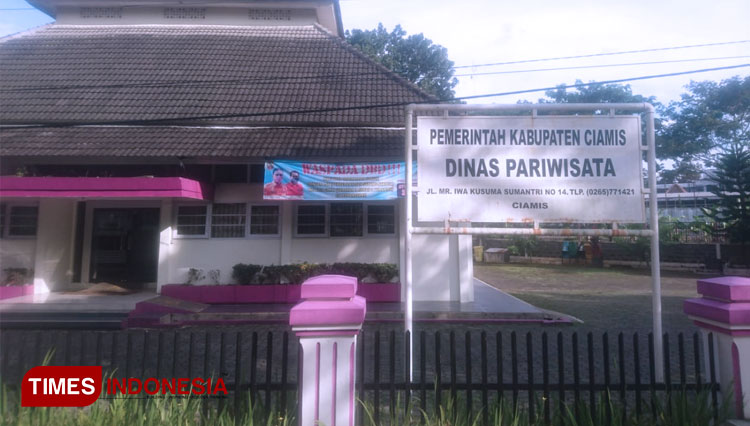 Kantor Dinas Pariwisata Kabupaten Ciamis (foto: Natasya/TIMES Indonesia)
