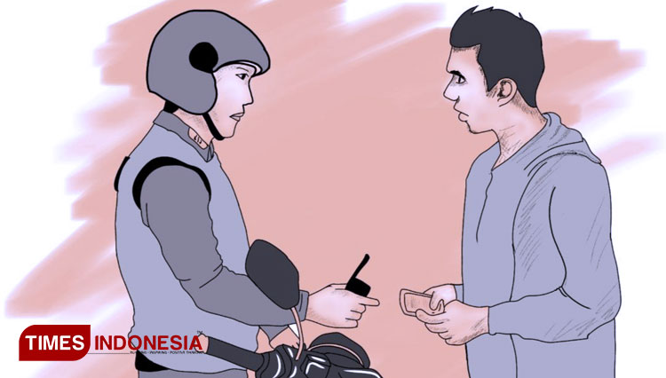 Ilustrasi - atroli petugas kepolisian. (Gambar: Agung Sedana/ TIMES Indonesia)