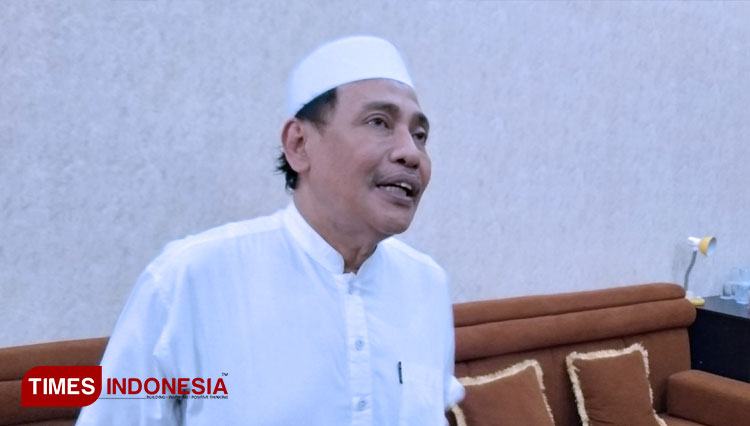 KH. Mutawakkil Alallah (Ketua MUI Jatim). (FOTO: Dicko W/TIMES Indonesia)