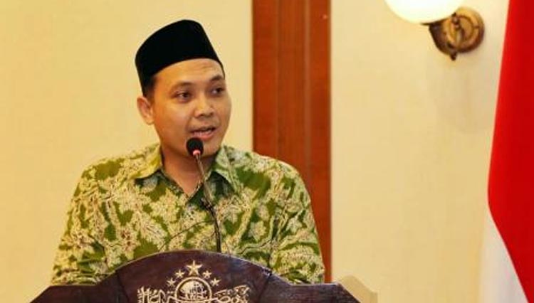 KH. Mochammad Bukhori Muslim selaku Ketua Panitia Pelaksana Harlah ke-98 NU. (Foto: nu.or.id)