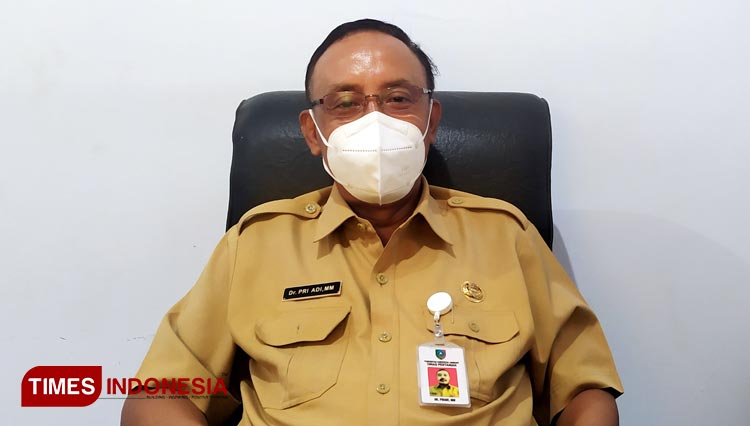Kepala Dinas Pertanian Jombang, Priadi saat ditemui dikantornya. (Foto: Rohmadi/ TIMES Indonesia)