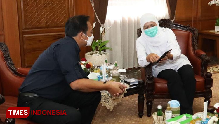 Bertemu AMSI, Gubernur Jatim Khofifah Prioritaskan Vaksinasi untuk Jurnalis