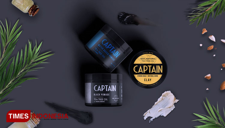 3 Varian Produk Pomade dari Captain Men’s Care. (FOTO Captain Men's Care for TIMES Indonesia)
