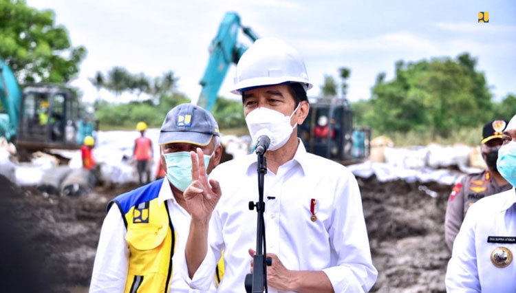 Tanggul Sungai Citarum Jebol, Presiden RI Jokowi Minta Perbaikan Rampung dalam 2 Hari