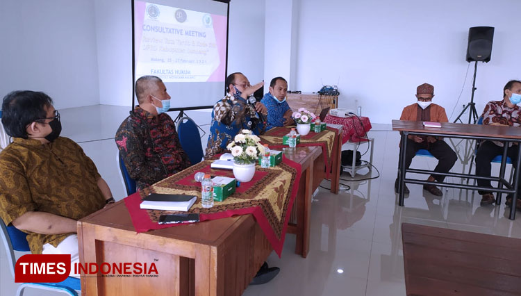 Kunjungan kerja DPRD Sampang ke Fakultas Hukum Universitas Widyagama Malang. (Foto: UWG Malang for TIMES Indonesia)