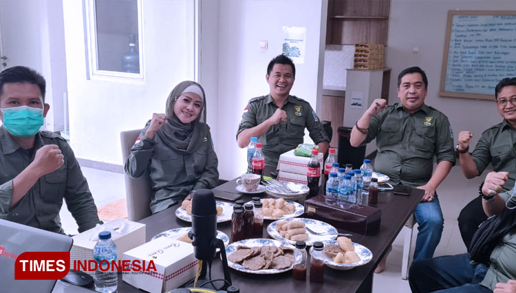 Jajaran kepengurusan TP Sriwijaya Jawa Timur di Surabaya. (Foto: Ammar Ramzi/TIMES Indonesia)