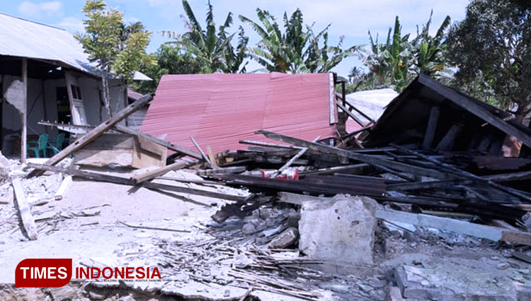Gempa Magnitude 5,2 Hantam Halmahera Selatan, 447 Rumah Rusak