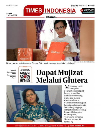Edisi Senin, 1 Maret 2021: E-Koran, Bacaan Positif Masyarakat 5.0
