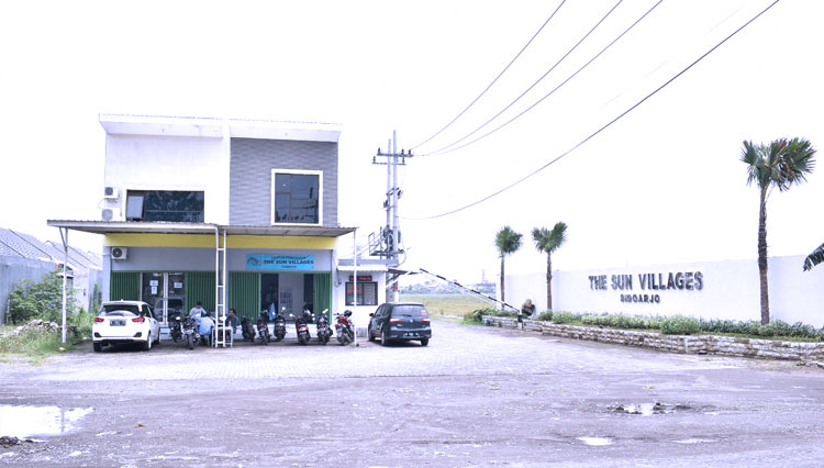 Lokasi The Sun Villages Damarsi, Buduran Sidoarjo yang berdekatan dengan bandara juanda. (Foto humas The Sun Villages Damarsi)