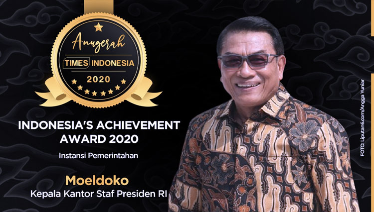 Moeldoko Dapatkan Anugerah TIMES Indonesia 2020