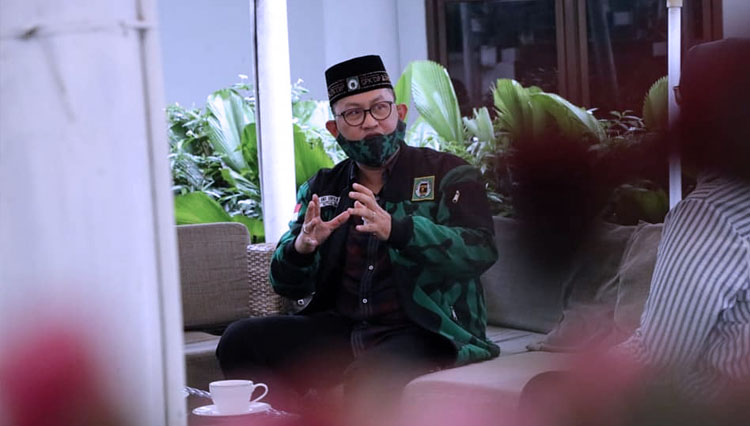 Ketua Umum Gerakan Pemuda Kabah, Andi Surya Wijaya Ghalib saat diwawancarai awak media di Jakarta (FOTO: Dokumen/DPP PPP)