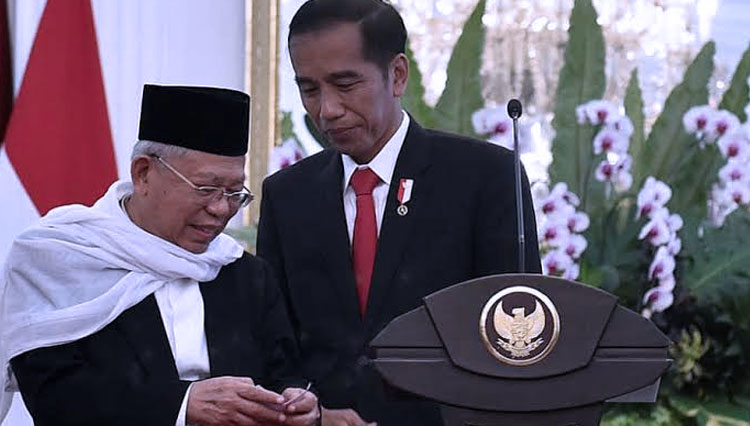 Presiden RI Jokowi dan Wapres RI KH Ma'ruf Amin. (FOTO: Berita Satu)
