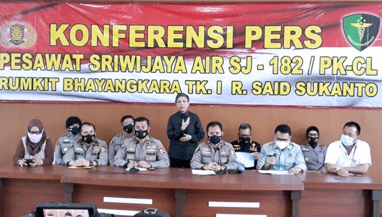 Tim DVI Polri Tutup Operasi Identifikasi Korban Sriwijaya Air SJ182