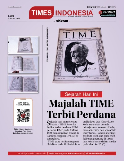 Edisi Rabu, 3 Maret 2021: E-Koran, Bacaan Positif Masyarakat 5.0