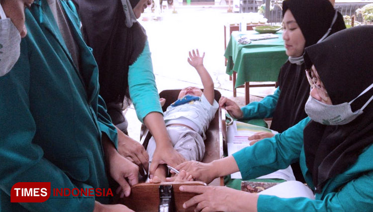Realisasi Program Kesehatan Melalui Layanan Posyandu Oleh Peserta KSM-Tematik Unisma Malang