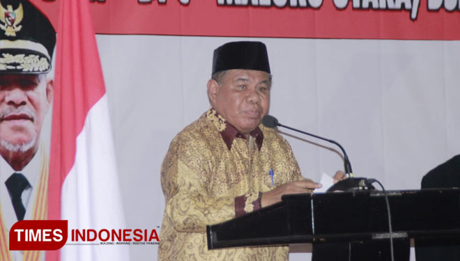 Wakil Gubernur Malut, M Al Yasin Ali. (Foto: Wahyudi Yahya/TIMES Indonesia)