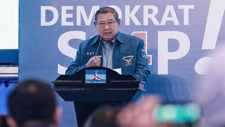 Ketua Majelis Tinggi Partai Demokrat Susilo Bambang Yudhoyono. (Foto: CNN Indonesia/Andry Novelino)