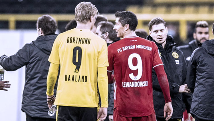 Duel Predator Bayern vs Dortmund, Lewandowski Ungguli Haaland