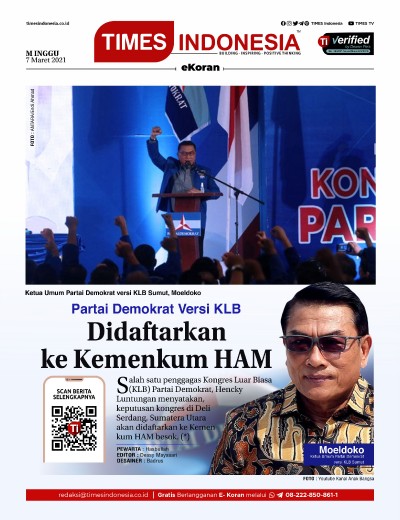 Edisi Minggu, 7 Maret 2021: E-Koran, Bacaan Positif Masyarakat 5.0 