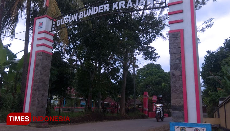 Salah satu Dusun Krajan di Kabupaten Bondowoso Jawa Timur. Nama Krajan ini banyak digunakan untuk nama dusun di Kabupaten Bondowoso (FOTO: Moh Bahri/TIMES Indonesia).