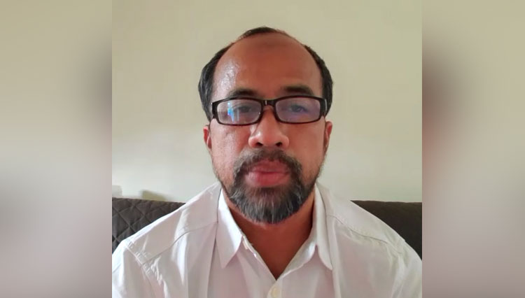 Maifrizon, Asdep Pengelolaan Olahraga Rekreasi Kemenpora. (Foto: Tangkapan layar Zoom Meeting)