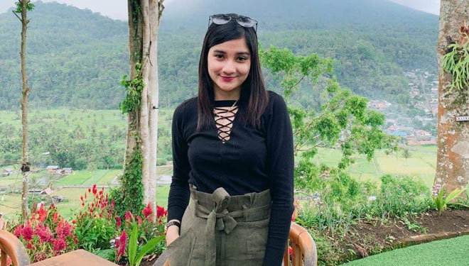 Prilly Pinontoan yang viral di media sosial (foto: Dok Pribadi Prilly)