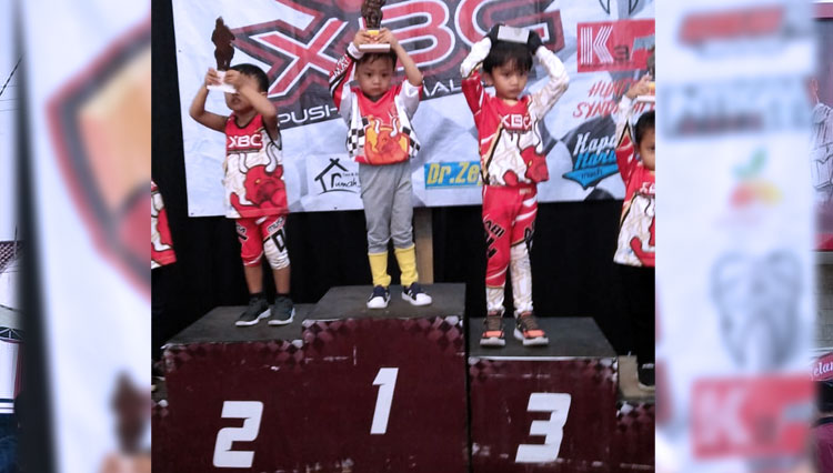 Pembalap Cilik Push Bike Kota Batu Raih Juara