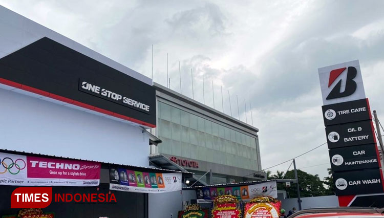 Bridgestone One Stop Service di wilayah Tangerang diresmikan. Ini adalah layanan pertama di kota tersebut. (Foto: Bridgestone for TIMES Indonesia)