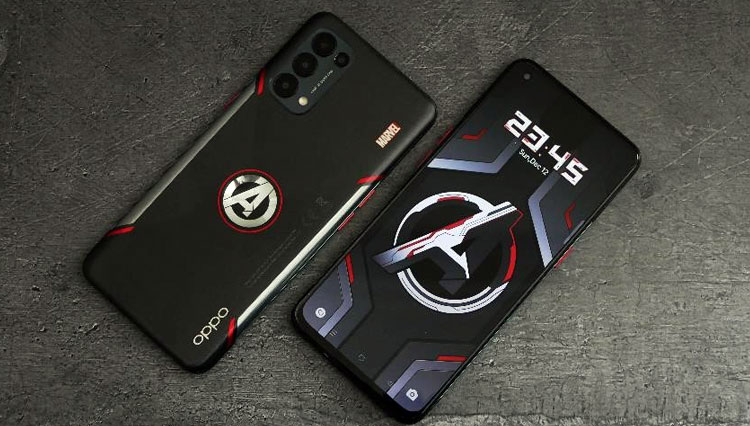 Tampilan Oppo Reno5 Marvel Edition. (Foto: Oppo for TIMES Indonesia)