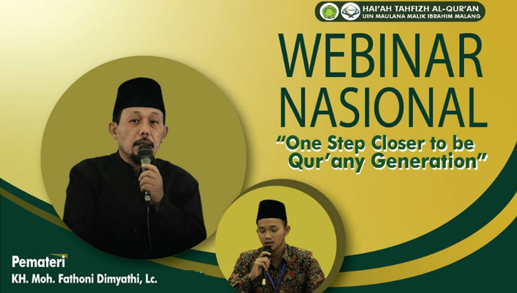 HTQ UIN Maliki Malang Gelar Webinar Tentang Generasi Alquran, Catat Tanggalnya