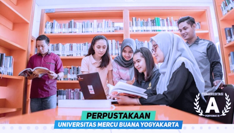 Suasana mahasiswa di Perpustakaan UMBY. (FOTO: AJP TIMES Indonesia)