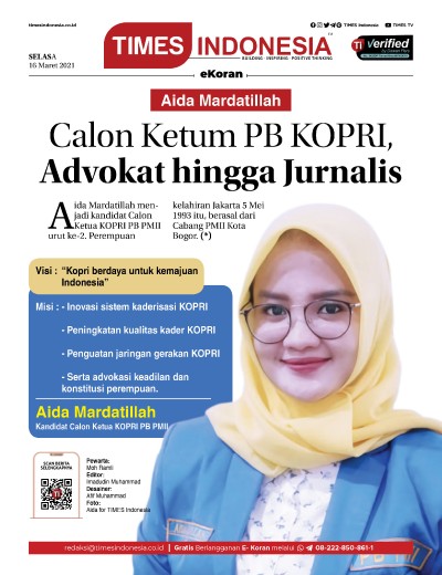 Edisi Selasa, 16 Maret 2021: E-Koran, Bacaan Positif Masyarakat 5.0