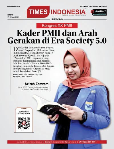 Edisi Rabu, 17 Maret 2021: E-Koran, Bacaan Positif Masyarakat 5.0