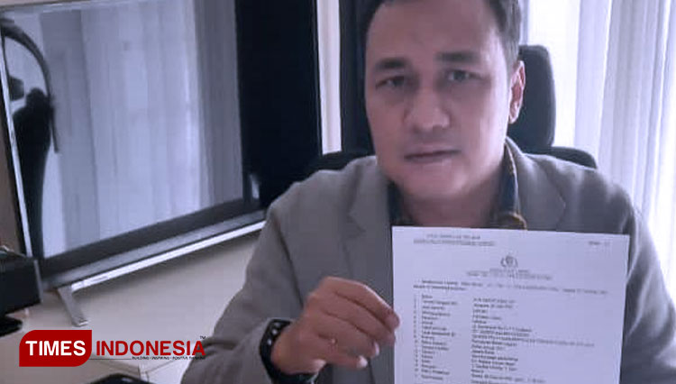 Yun Suryotomo kuasa hukum PT Implora Sukses Abadi, Kamis (18/3/2021).(Foto : Lely Yuana/TIMES Indonesia)