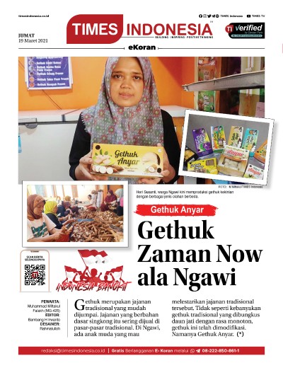 Edisi Jumat, 19 Maret 2021: E-Koran, Bacaan Positif Masyarakat 5.0 