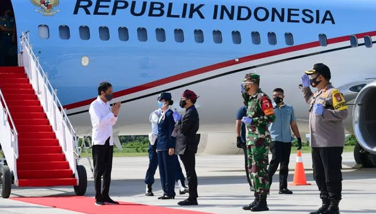 Presiden RI Joko Widodo saat berkunjung ke Surabaya Jawa Timur. (Foto: Presiden RI)