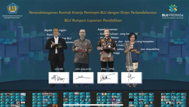 Tandatangani Kontrak BLU, UIN Maliki Malang Ditunjuk jadi Perwakilan PTKIN