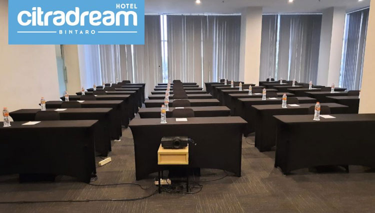 Citradream Bintaro memiliki 4 ruang meeting yang menggunakan perangkat teknologi tinggi. (Foto-foto: Hotel Citradream Bintaro for TIMES Indonesia)Foto B. Wedding di Hotel Citradream Bintaro merayakan dengan meriah dan hemat.Foto C. Akad Nika