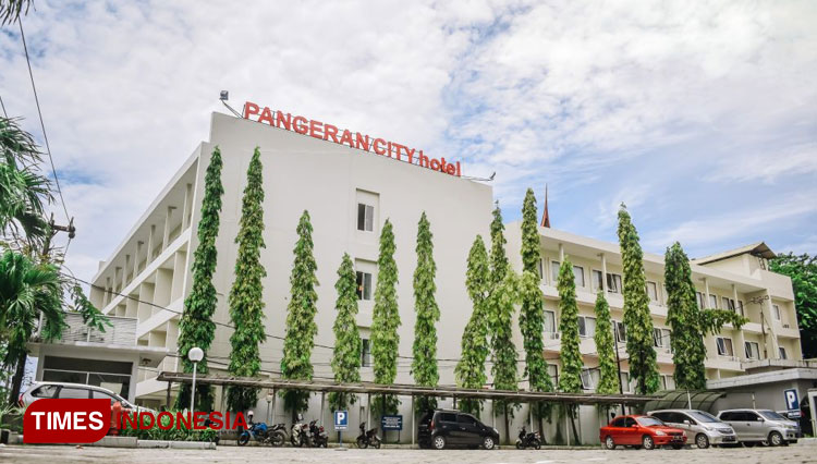 Foto bangunan Hotel Pangeran City yang berada di Jalan Dobi No 3-5, Kota Padang, Sumatera Barat. (Foto-foto: Hotel Pangeran City for TIMES Indonesia)