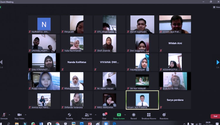 zoom Unisma Malang 2