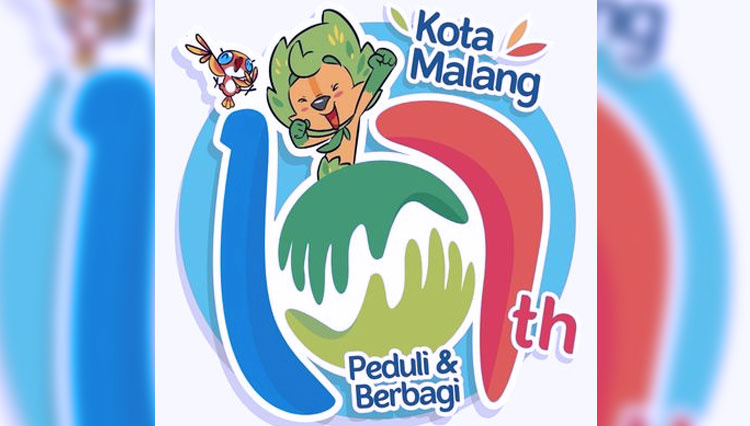 Logo HUT Kota Malang ke-107. (Humas Pemkot Malang/TIMES Indonesia)
